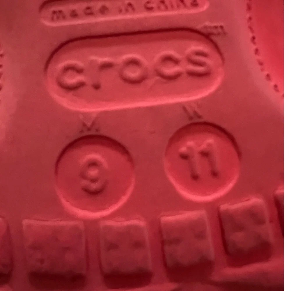 Crocs Classic Clogs Red Sports Jibbitz St Louis Cardinals Mens 9 Womens 11
